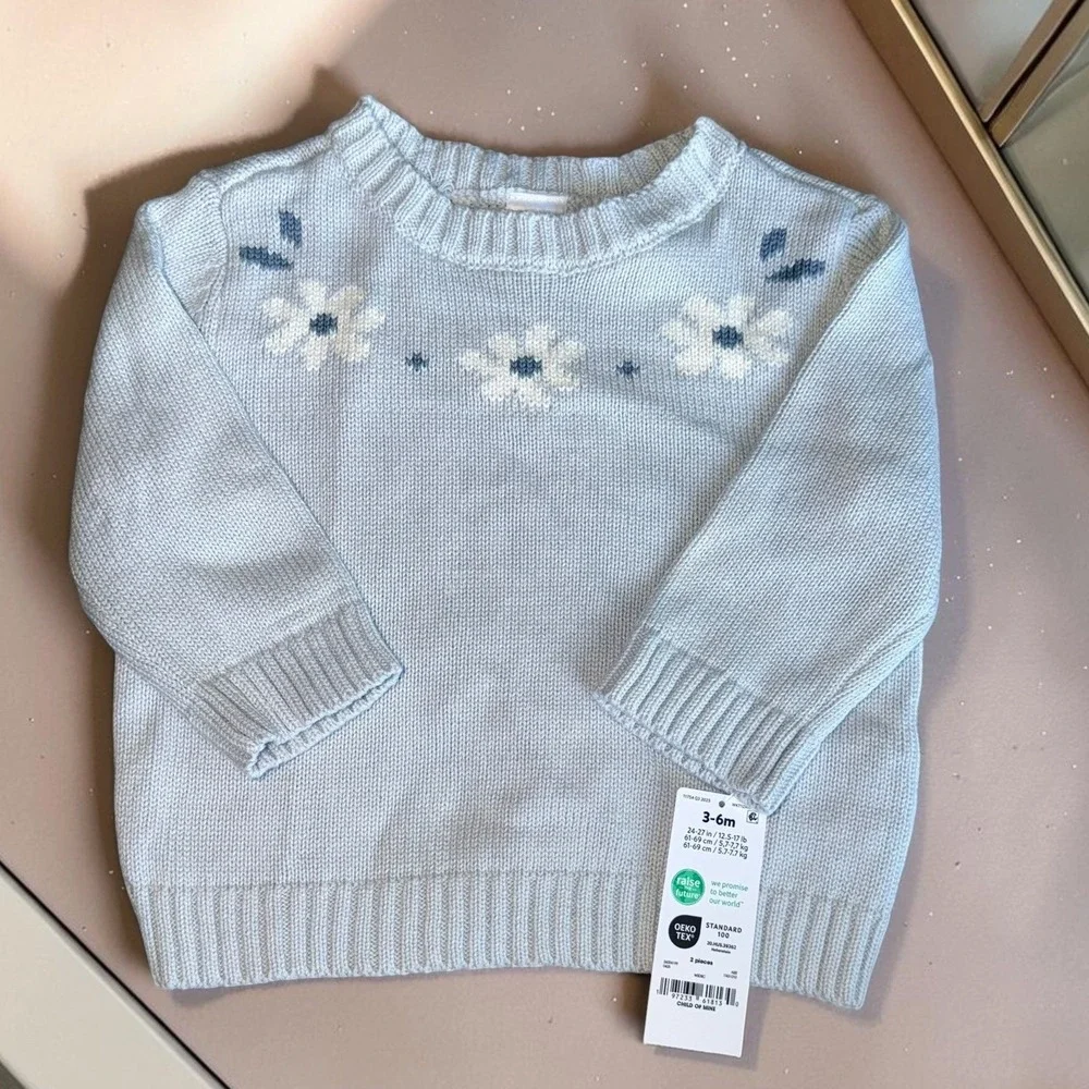 Carters‎ - Baby Girls 2pc Sweater and Leggings Set - Size 3-6m - *NWT*